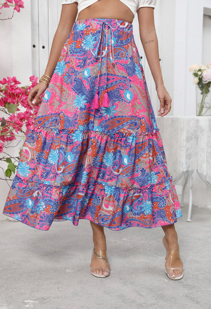 Summer Boho Maxi Skirt