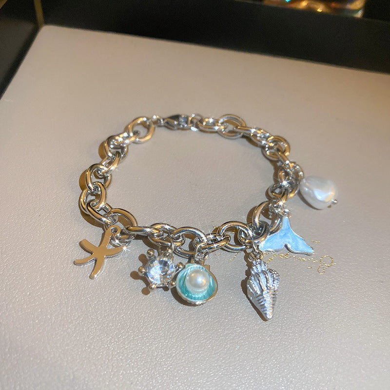 Elegantes Kristall- und Edelsteinarmband