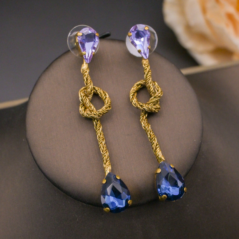 Vintage Minimalist Teardrop Earrings