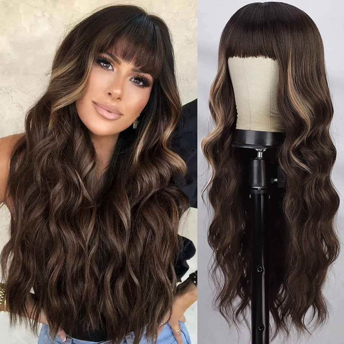 Long Heat-Resistant Chic Waves Wigs for Women