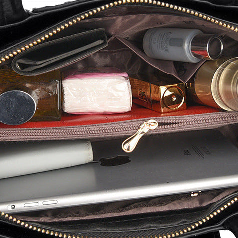Borsa a tracolla alla moda con stampa coccodrillo