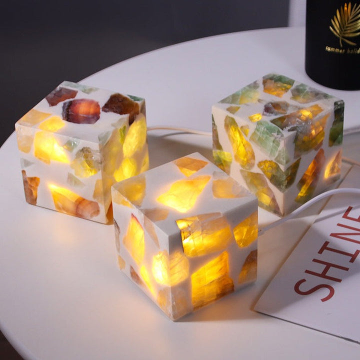 Creative Premium Bedside Atmosphere Crystal Mineral Night Light