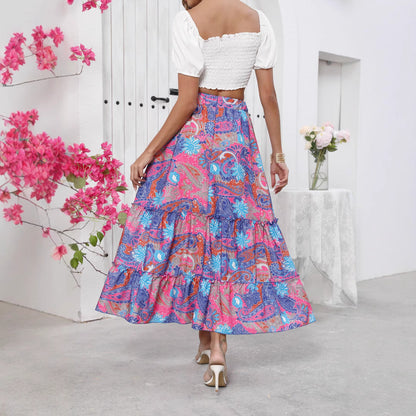 Summer Boho Maxi Skirt