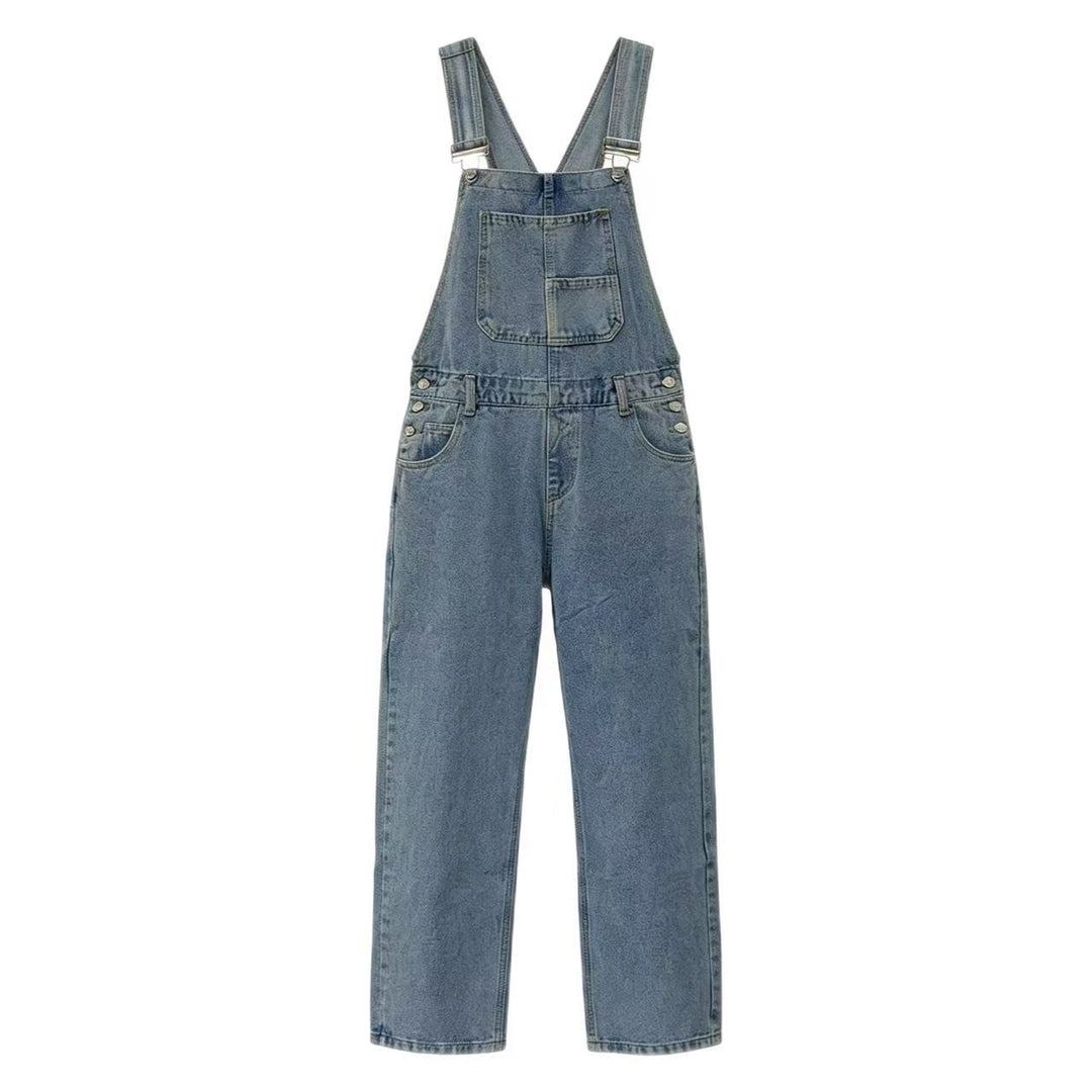 Lässige Denim-Overalls mit entspannter Passform