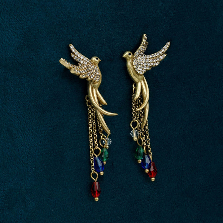 Vintage Bird Fashion Earrings