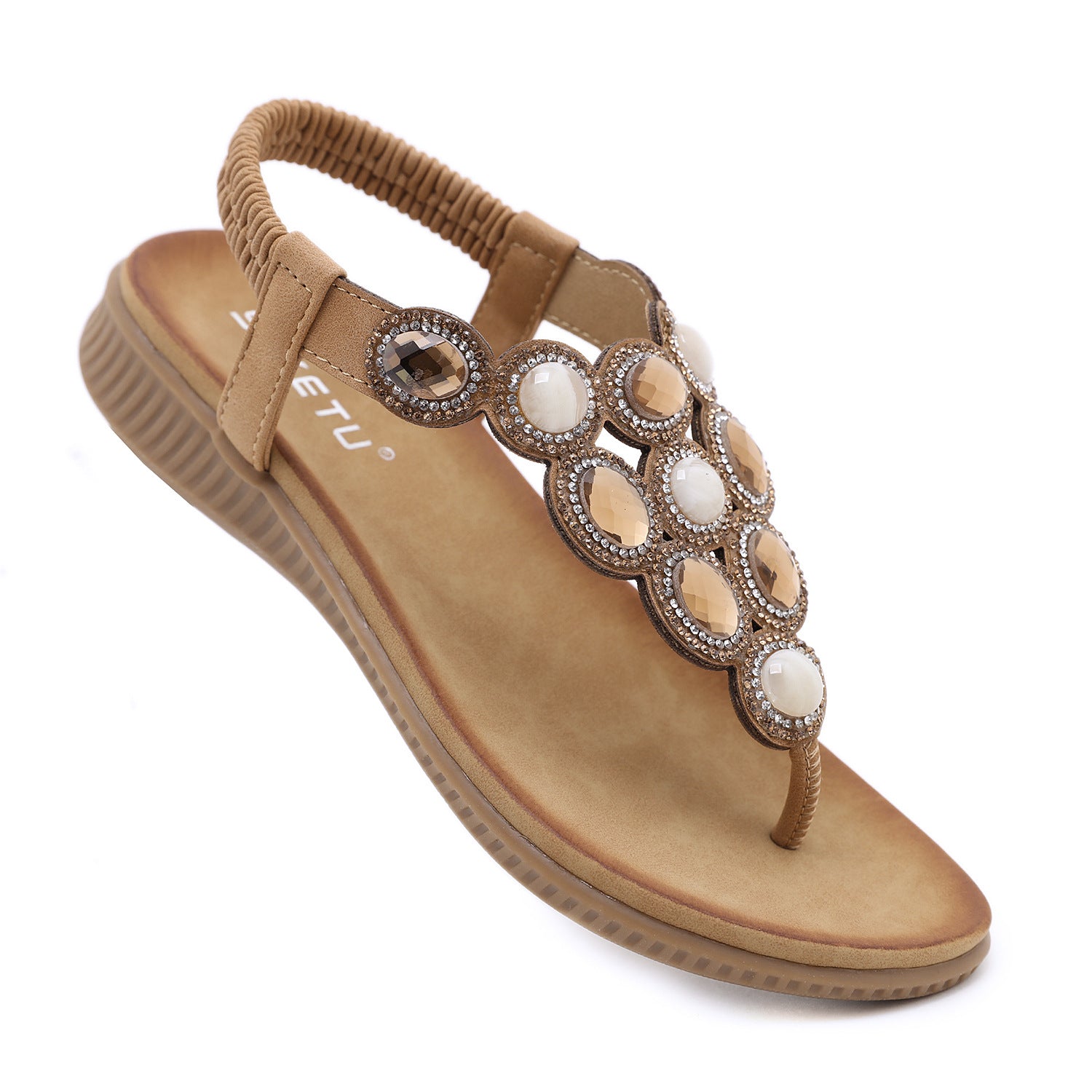 Sandalias de vacaciones de Bohemian Roe Toe Beach Vacation Sandals