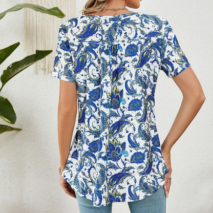 Loose Fit Printed Short-Sleeve T-shirt