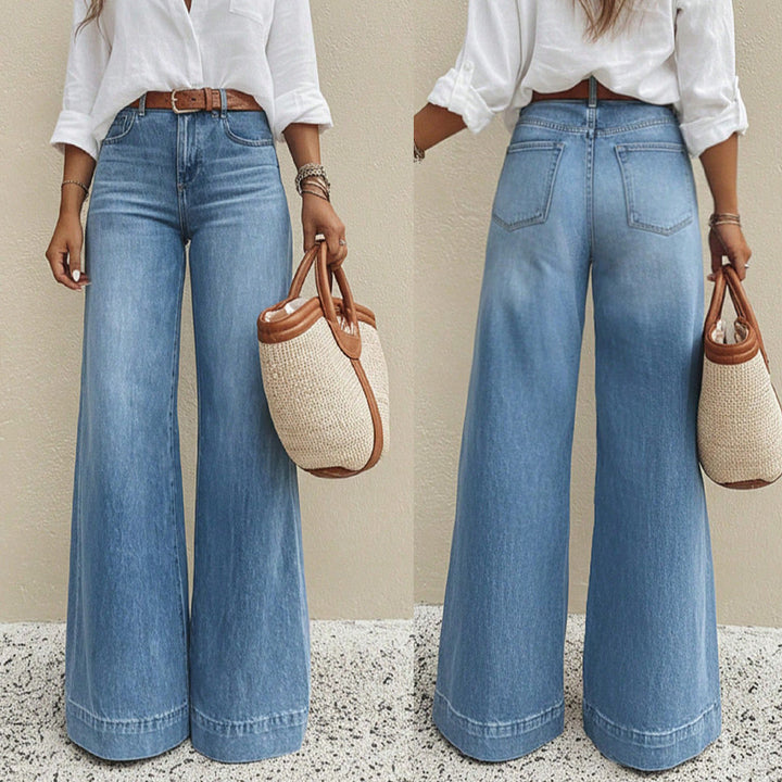 Relaxed Fit Vintage Wash Jeans