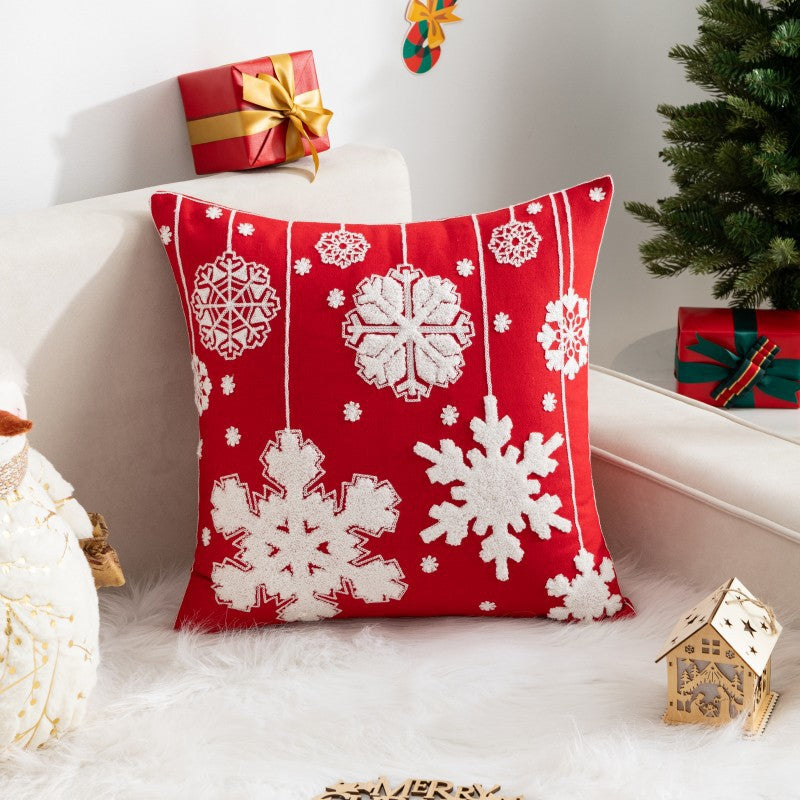 Christmas Cartoon Print Holiday Pillow(Pillow inserts included)