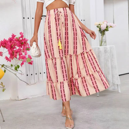 Summer Boho Maxi Skirt