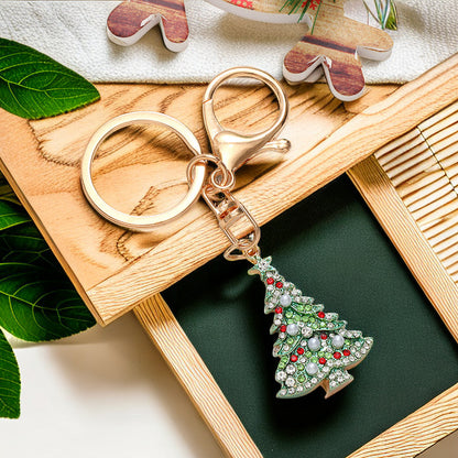 Snowman, Reindeer &amp; Santa Claus Car Keychain