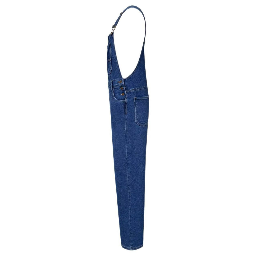 Lässige Denim-Overalls mit entspannter Passform
