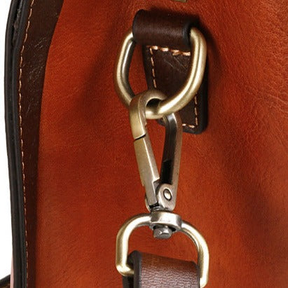 Vintage Cowhide Embossed Handbag Crossbody Bag