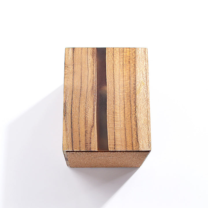 Creative Atmosphere Cracked Solid Wood Night Light