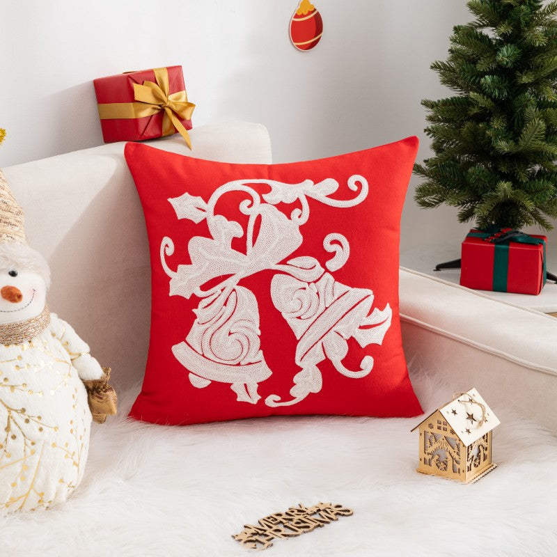 Christmas Cartoon Print Holiday Pillow(Pillow inserts included)