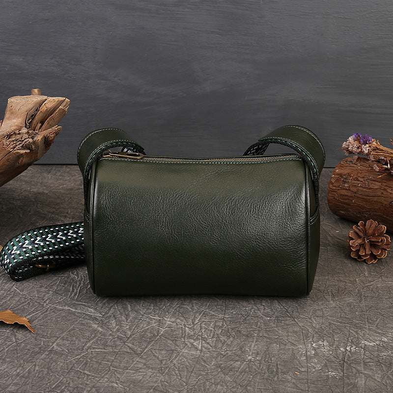 Literary High-grade Leather Fashion Vintage Shoulder Bag