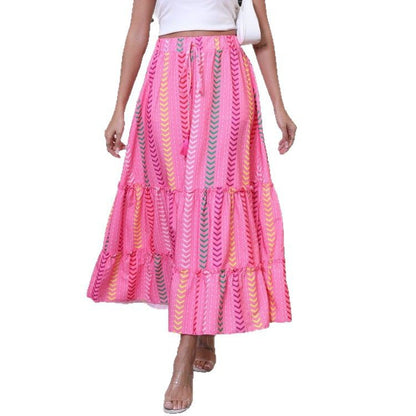 Summer Boho Maxi Skirt
