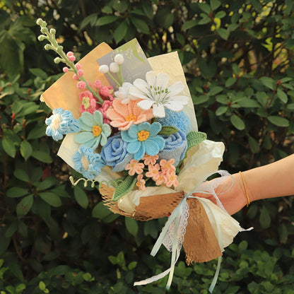 Creative Handmade Knitted Bouquet