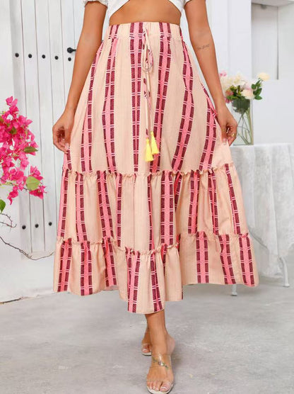 Summer Boho Maxi Skirt