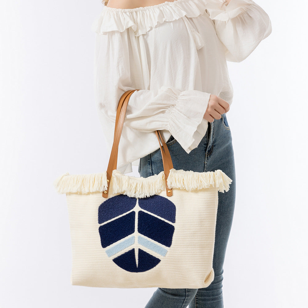 Bohemian Vintage Large Capacity Canvas Shoulder Bag