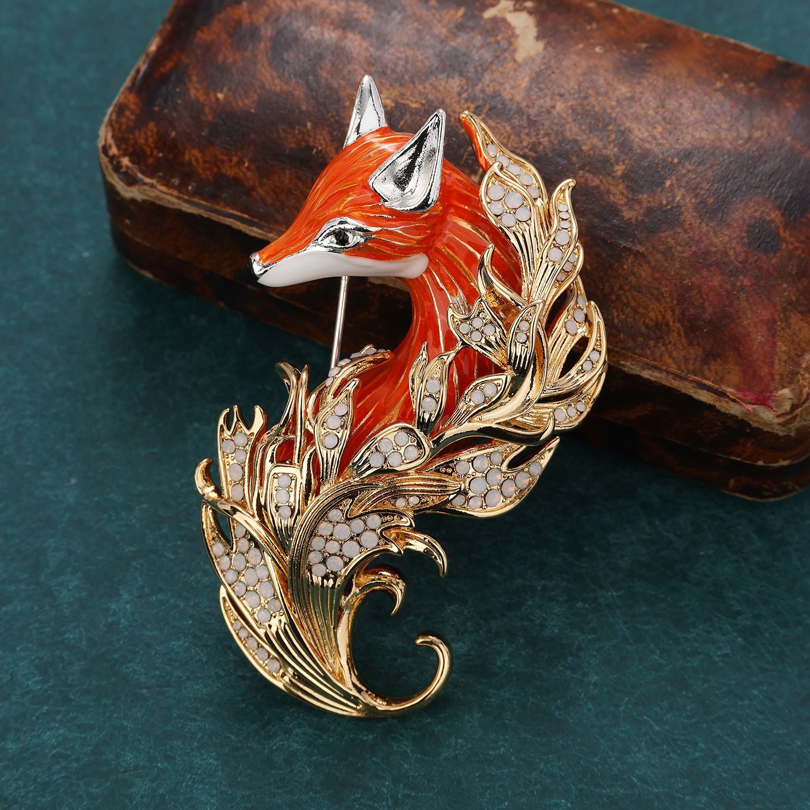 Fashionable Fox Brooch