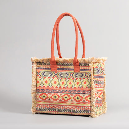 Bohemian Vintage Large Capacity Canvas Shoulder Bag