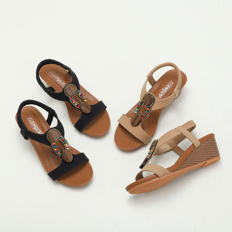 Moda informal sandalias bohemias