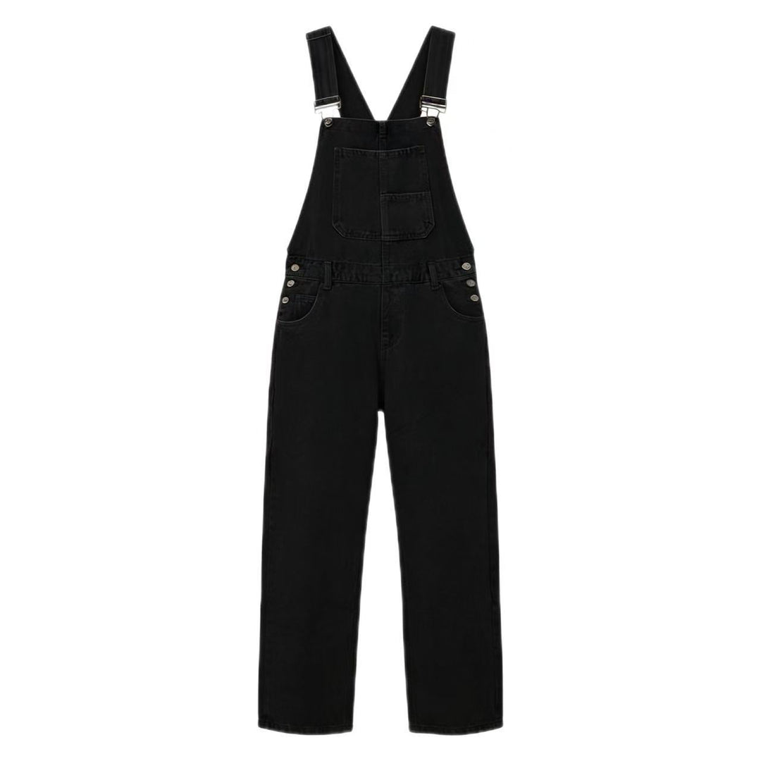 Lässige Denim-Overalls mit entspannter Passform