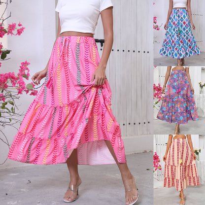 Summer Boho Maxi Skirt