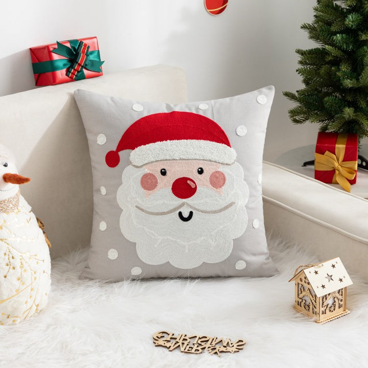 Christmas Cartoon Print Holiday Pillow(Pillow inserts included)