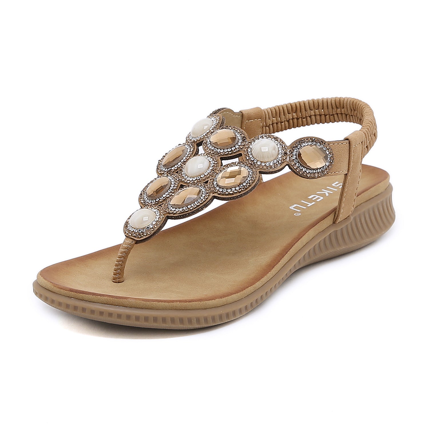 Sandalias de vacaciones de Bohemian Roe Toe Beach Vacation Sandals