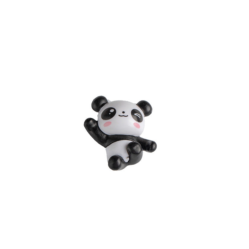 Kreatives niedliches Panda -Auto -Ornament