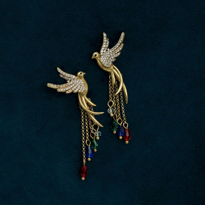 Vintage Bird Fashion Earrings