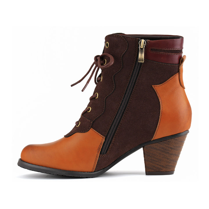 Floral Scallop Vintage Boots