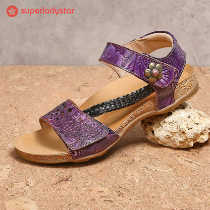 Sandalias casuales casuales hechas a mano