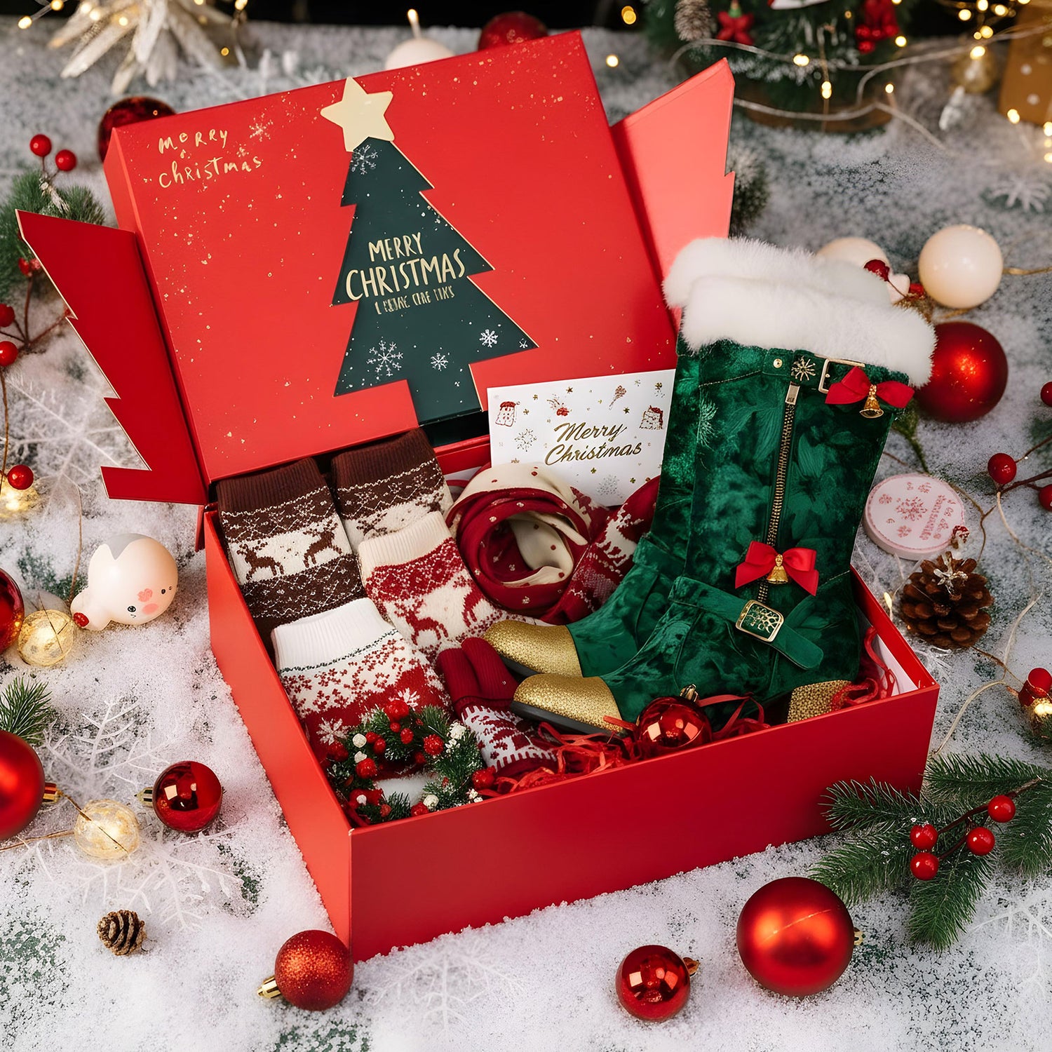 Coffret cadeau de Noël