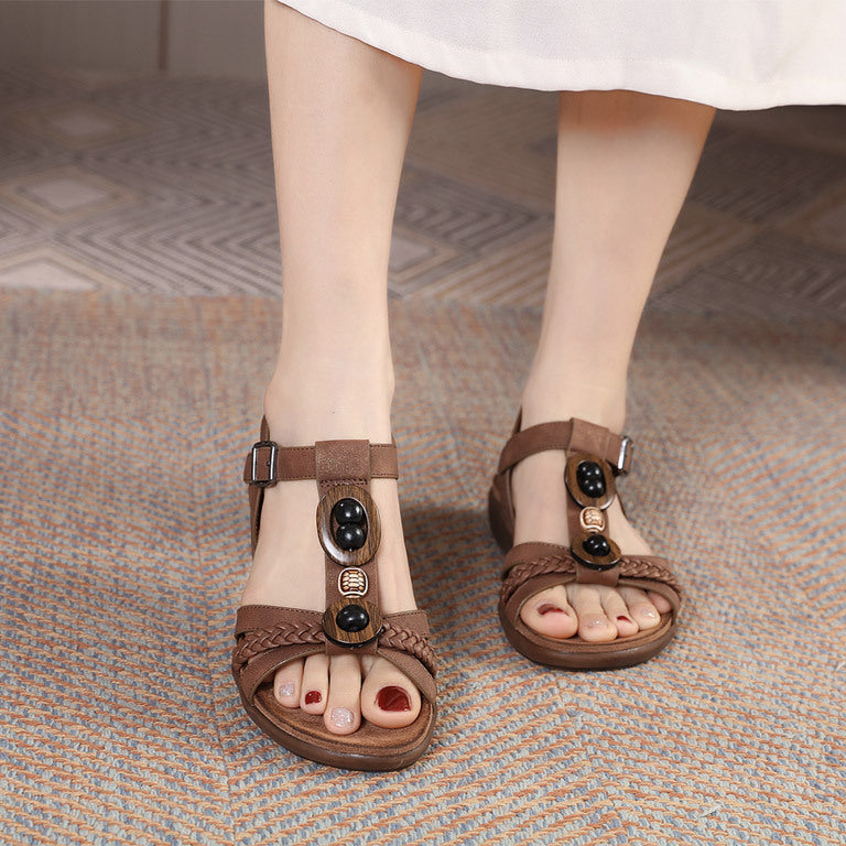 Fashion Retro Stringing Sandals comodi