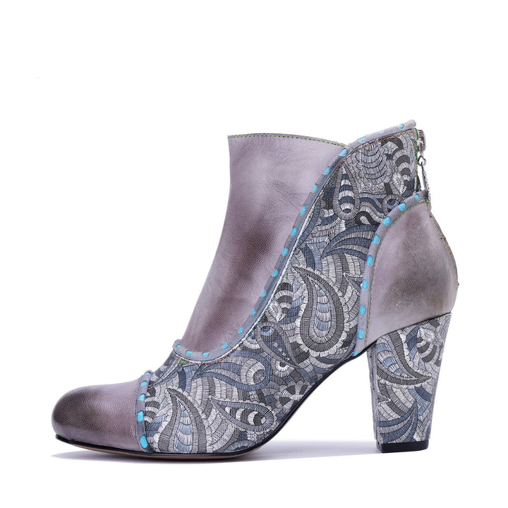 Bottes de cheville Paisley Silver Mist