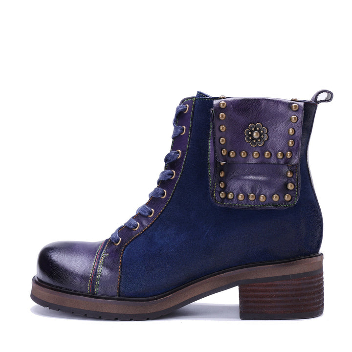 Midnight Charm Lace-up tornozas