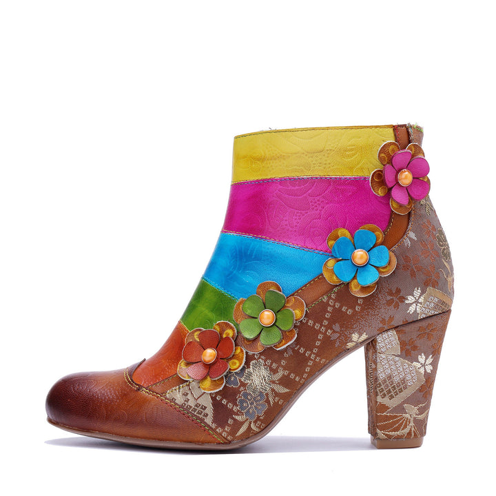 Regenbogenblüte -Knöchelstiefel