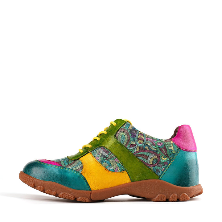 Vintage fatte a mano comode scarpe flat casual