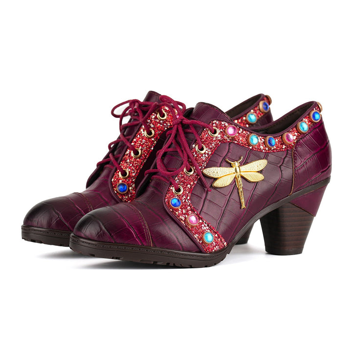 Vintage Dragonfly Elegance Pumps