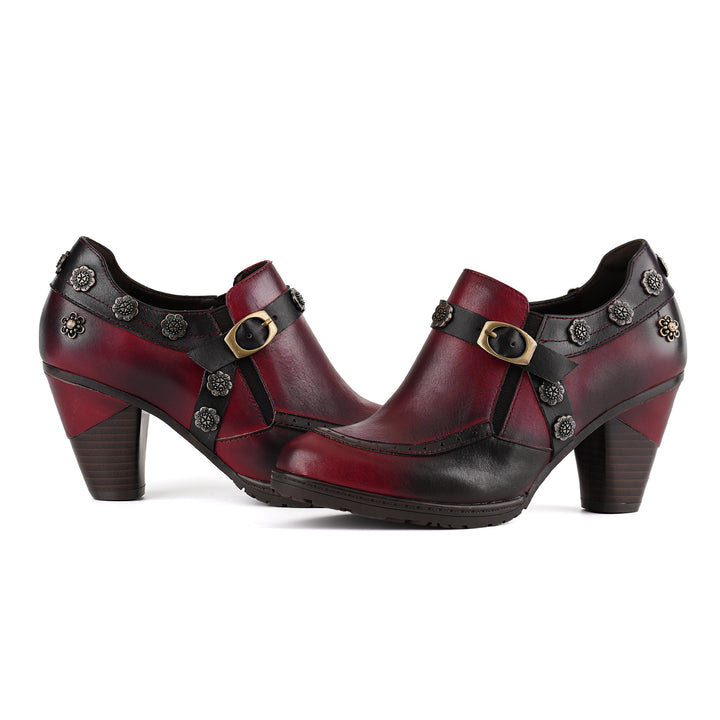 Vintage Elegant Heeled Pumps