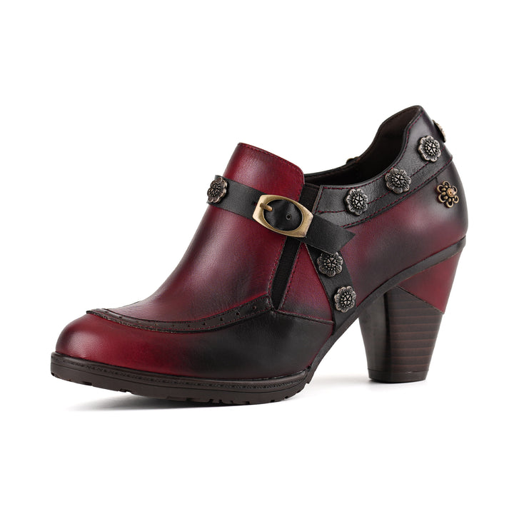 Vintage Elegant Heeled Pumps