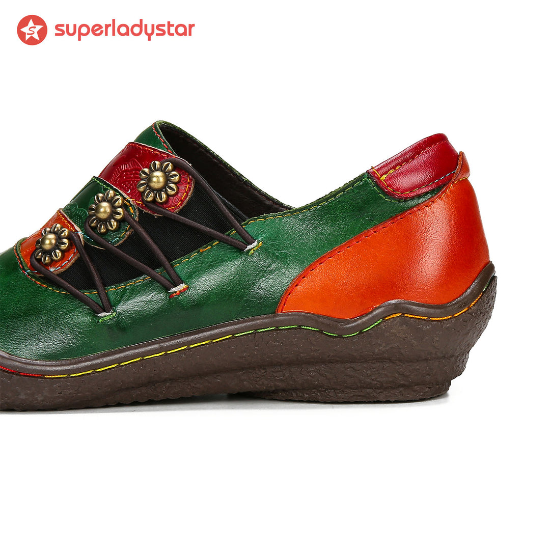 Vintage Genuine Leather Comfy Flat Shoes