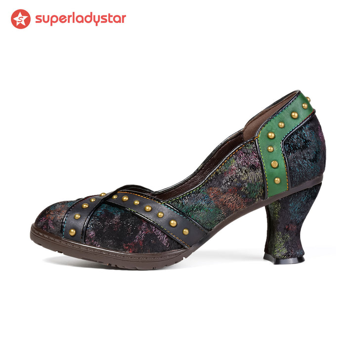 Comfortable Colorful Artistic Women's Pumps