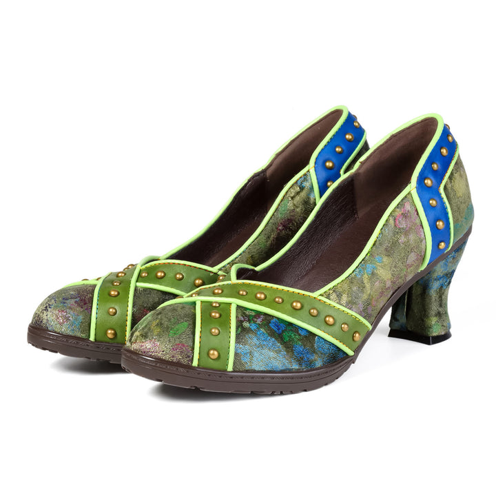 Comfortable Colorful Artistic Women's Pumps