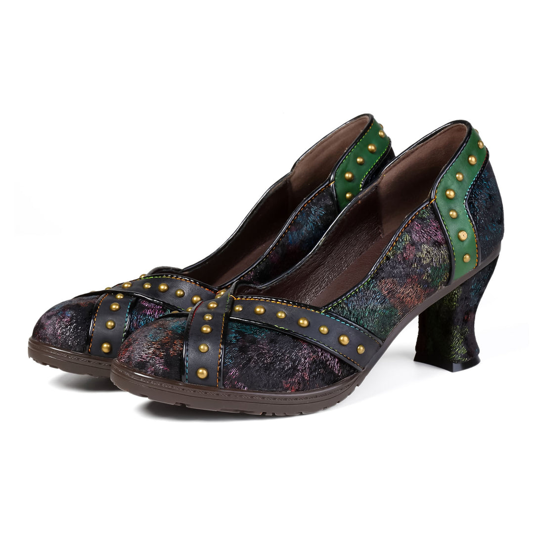 Comfortable Colorful Artistic Women's Pumps