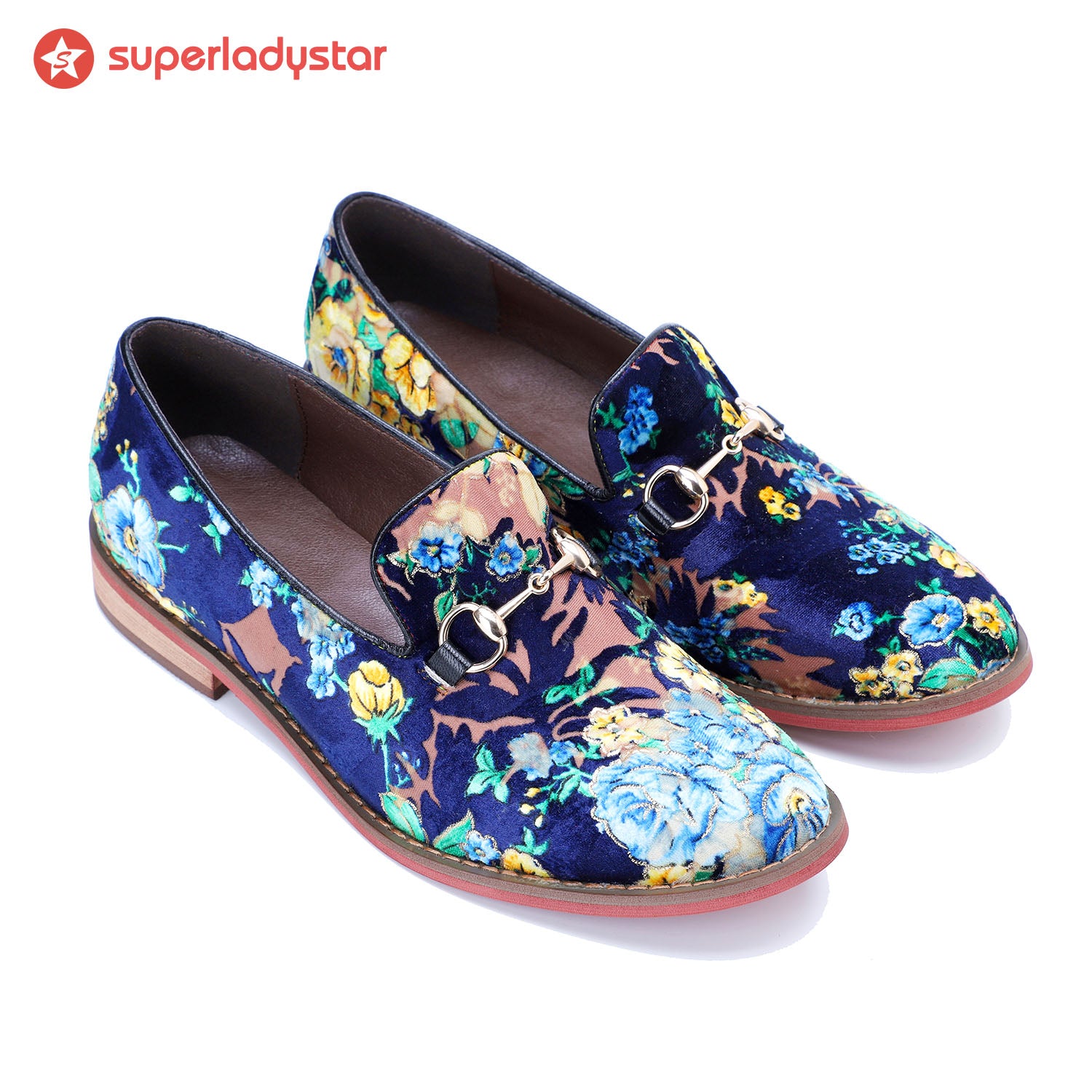 Blue Multicolor Comfortable Casual Flats