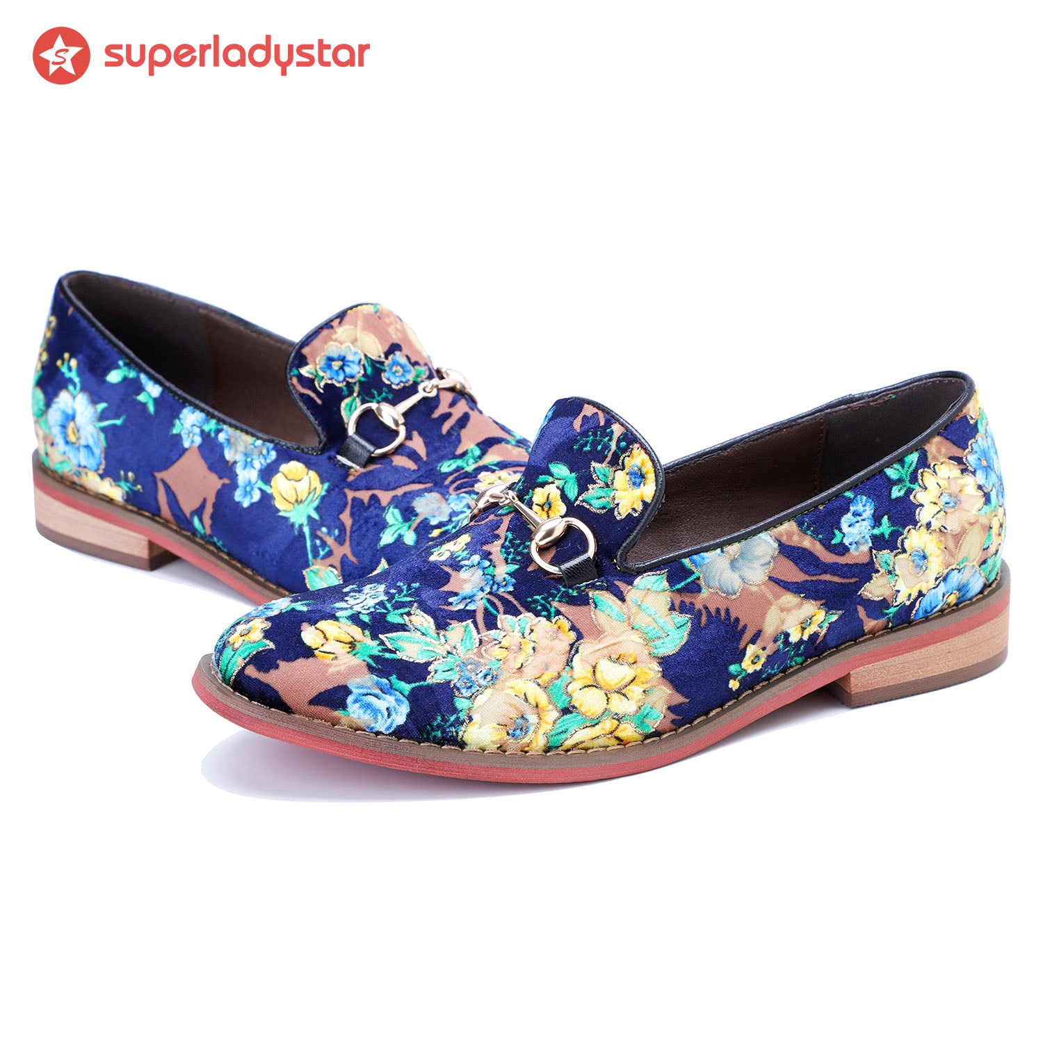 Blue Multicolor Comfortable Casual Flats